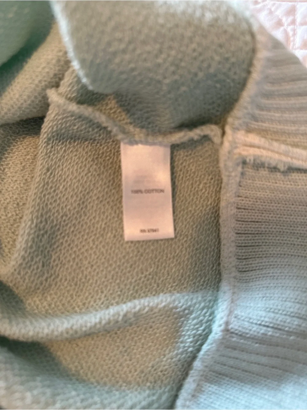 JJill (tag removed) Sage Knit Pullover Sweater 100% cotton